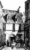 H&ocirc;tel Demoret (gravure d'&eacute;poque)